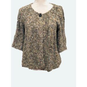 Beautiful multicolor short sweater Size XL